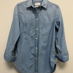 J. Crew Light Blue Denim Shirt